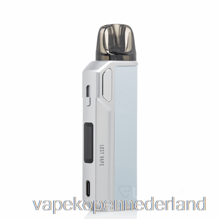 Elektronische Sigaret Vape Verloren Vape Thelema Elite 40 Pod Kit Zilverblauw